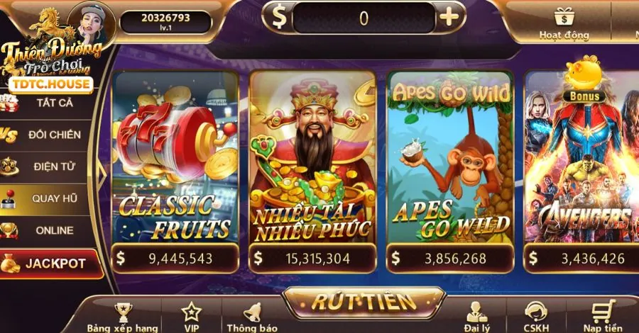 Các phương thức nạp tiền đa dạng tại f169 apk